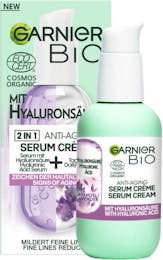 Garnier Bio Anti-Aging Serum Creme mit Hyaluronsäure 50 ml