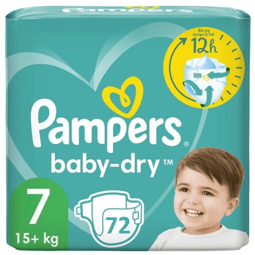 Pampers Baby Dry Maat 7 - 72 Luiers