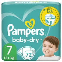Pampers Baby Dry Maat 7 - 72 Luiers Mega Pack
