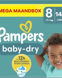 Pampers Baby Dry Größe 8 - 144 Windeln Monatbox