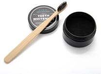 Activated Organic Charcoal Teeth Whitening Natural + Gratis Bamboo Tandenborstel