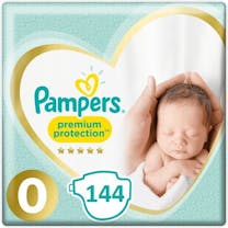 Pampers Premium Protection Luiers Maat 0 - 144 Luiers Maandbox