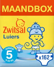 Zwitsal Junior Größe 5 - 162 Windeln Monatsbox