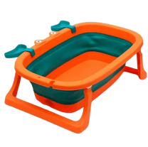 SFT Products - Inklapbare Babybadje Krab - Oranje / Groen