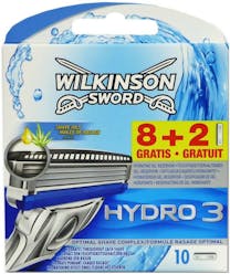 Wilkinson Hydro 3 Scheermesjes 8+2 stuks