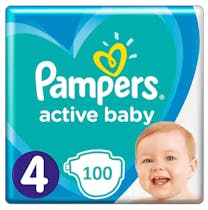 Pampers Active Baby Dry Größe 4 - 100 Windeln
