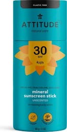 Attitude Mineral Sunscreen Stick Kids Zonnebrand SPF 30