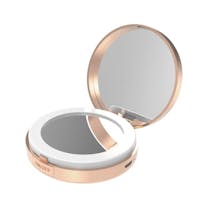 Luxe Ronde Make up Spiegel LED Klein 75 * 21.5mm USB Oplaadbaar