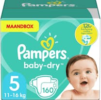 Pampers Baby Dry Maat 5 -160 Luiers Maandbox