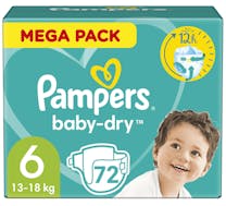 Pampers Baby Dry Maat 6 - 72 Luiers