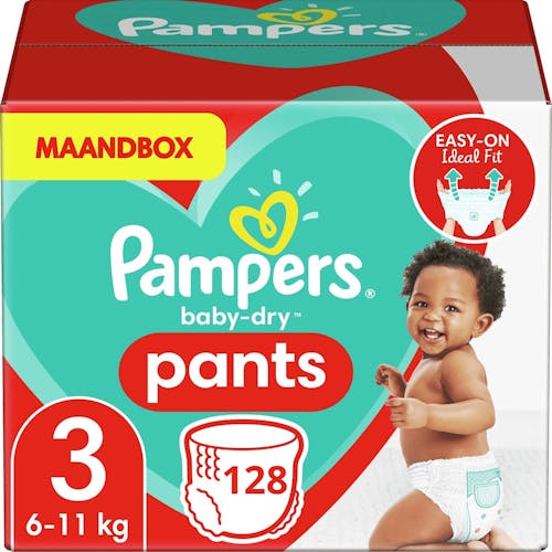 onderschrift zwaar Manie Pampers Baby Dry Pants Maat 3 - 128 Luierbroekjes | Onlineluiers.com