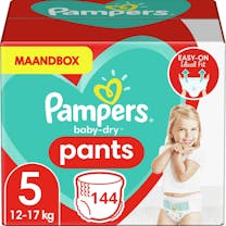 Pampers Baby Dry Nappy Pants Maat 5 - 144 Luierbroekjes Maandbox