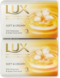 Lux Bar Soft & Creamy Soap -4 pack - With Floral Scent & Moisturizer
