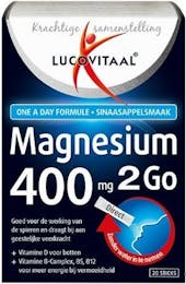 Lucovitaal magnesium 400 2 go 20 sticks