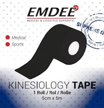 Emdee Kinesiology Tape Zwart non-cut