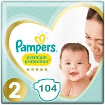 Pampers Premium Protection Luiers Maat 2 – 104 Luiers Voordeelverpakking