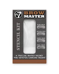 W7 brow master stencil kit