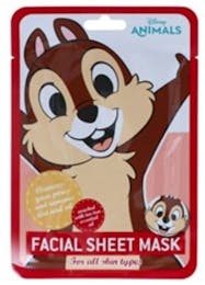 Disney Animals Gezichtsmasker Sheet Knabbel