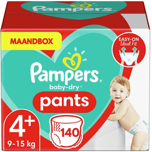eenzaam straf Officier Pampers Baby Dry Pants Maat 4+ - 140 Luierbroekjes Maandbox |  Onlineluiers.com