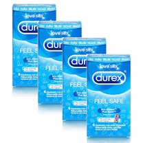 Durex Feel Safe Kondome - 4 x 6 Stück - Sparpackung