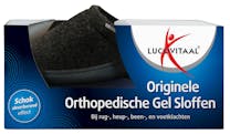 Lucovitaal orthoped gel pantoffel 44 45 schwarz