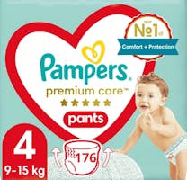 Pampers Premium Care Pants Maat 4 - 176 Luierbroekjes Maandbox