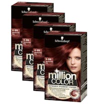 Schwarzkopf Million Color Deep Red 4-88 Haarfarbe 3 x Value Pack