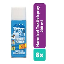 8 x Harmisol Textielspray 200 ml Voordeelverpakking