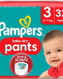 Pampers Baby Dry Pants Größe 3 - 32 Windelhosen