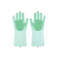 Huisdieren Haarborstel Handschoen Turquoise