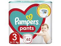 Pampers Baby Dry Pants Maat 3 - 62 Luierbroekjes