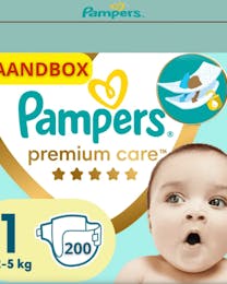 Pampers Premium Care Maat 1 - 200 Luiers Maandbox