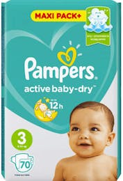 Pampers Active Baby Dry Maat 3 - 70 Luiers