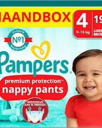 Pampers Premium Protection Nappy Pants Größe 4 - 192 Windelhosen Monatsbox