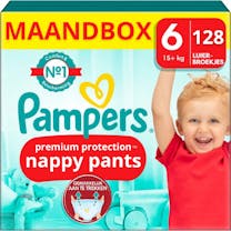 Pampers Premium Protection Nappy Pants Größe 6 - 128 Windelhosen Monatspackung 