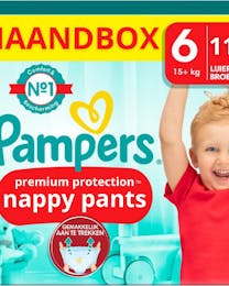 Pampers Premium Protection Nappy Pants Maat 6 - 112 Stuks Luierbroekjes Maandbox