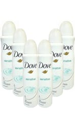 Dove Sensitive Deodorant 6 x 150 ml Voordeelverpakking