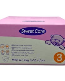 Sweetcare Luiers Maat 3 - 168 Luiers Maandbox