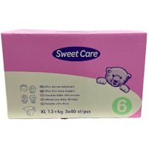 SweetCare Windeln Größe 6 - 120 Windeln Monatsbox