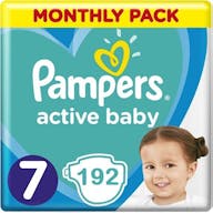 Pampers Active Baby Größe 7 - 192 Monatswindeln