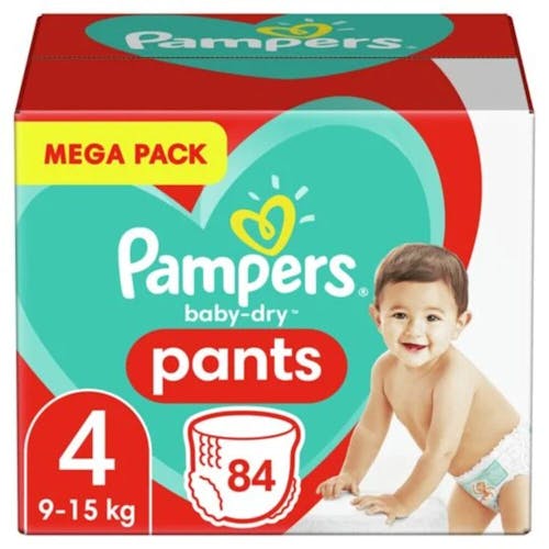Slijm Op de grond Editie Pampers Baby Dry Pants Maat 4 - 84 Luierbroekjes Mega Pack