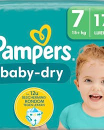 Pampers Baby Dry Luiers Maat 7 - 17 Luiers