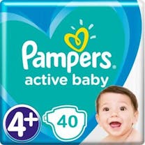 Pampers Active Baby Maat 4+ - 40 Luiers