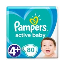 Pampers Active Baby Maat 4+ - 80 Luiers