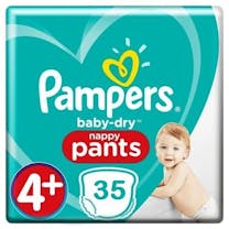 Pampers Baby Dry Pants Maat 4+ - 35 Luierbroekjes