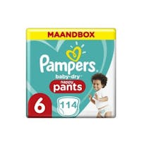 Pampers Baby Dry Pants Maat 6 - 114 Luierbroekjes Maandbox