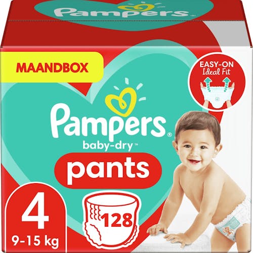 riem gewoontjes Republiek Pampers Baby Dry Pants Maat 4 - 128 Luiers Maandbox | Onlineluiers.com
