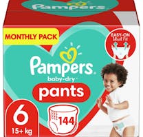 Pampers Baby Dry Nappy Pants Maat 6 - 144 Luierbroekjes Maandbox