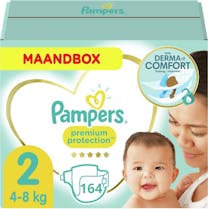 Pampers Premium Protection Maat 2 - 164 Luiers Maandbox
