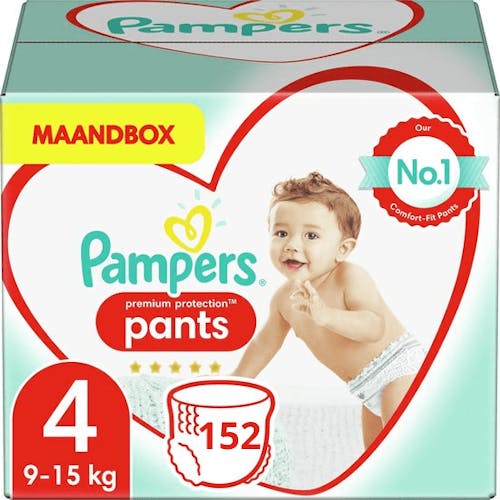 personeelszaken Dakraam Absoluut Pampers Premium Protection Pants Maat 4 - 152 Luierbroekjes Maandbox |  PostDrogist.nl